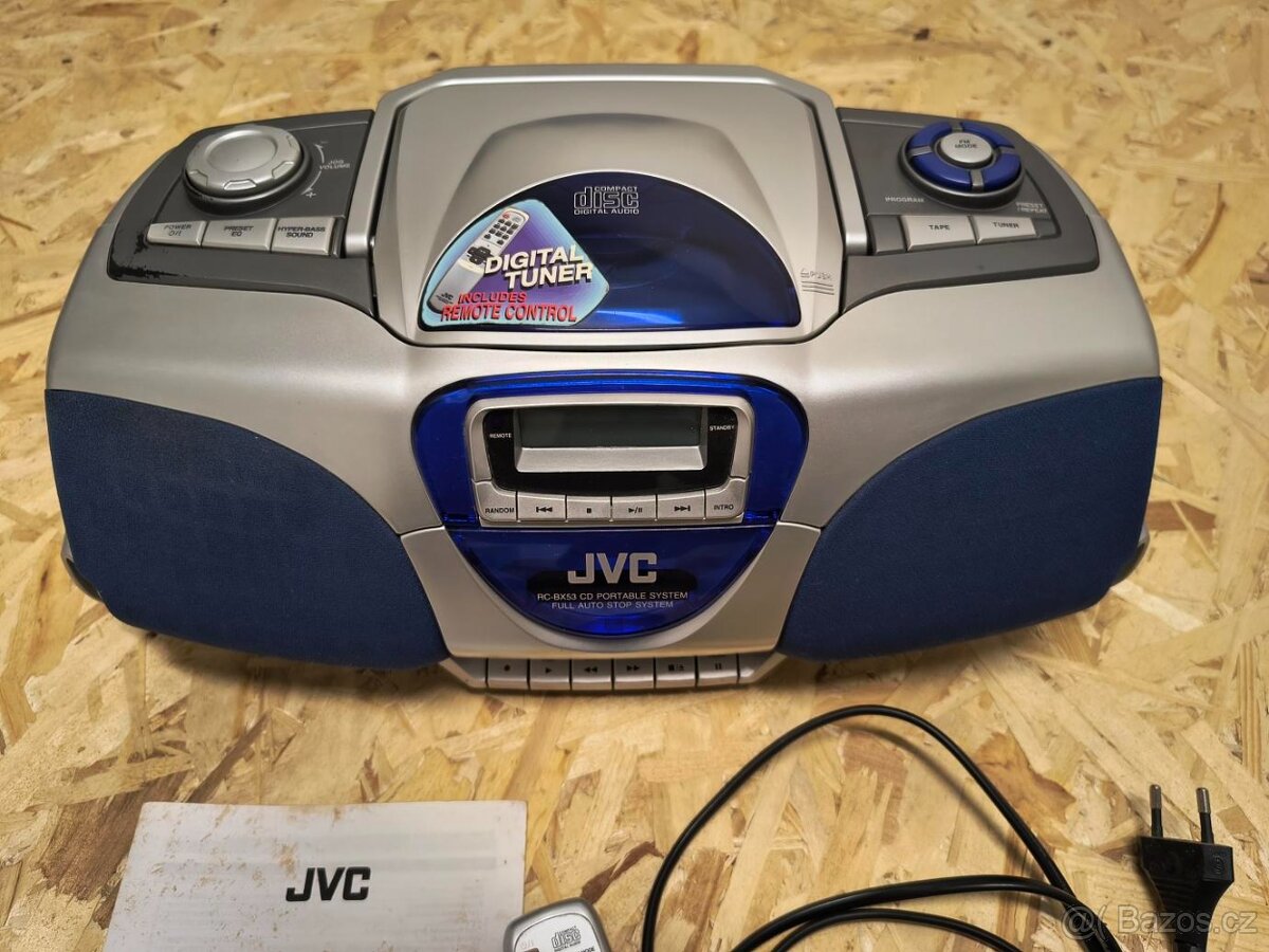 Radiomagnetofon s CD JVC RC-BX53SL - 2