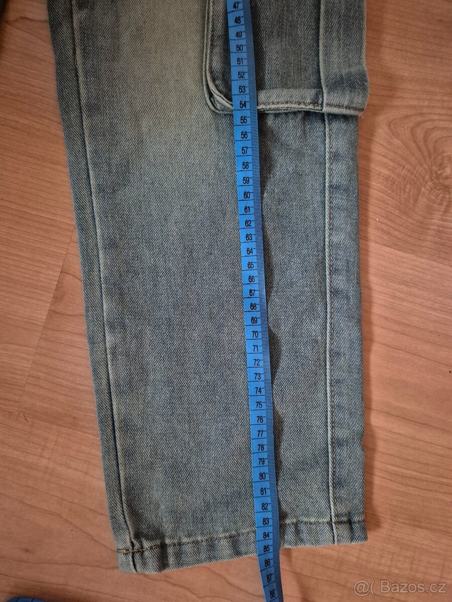 Baggy džíny rifle modré nové v.140 - 2