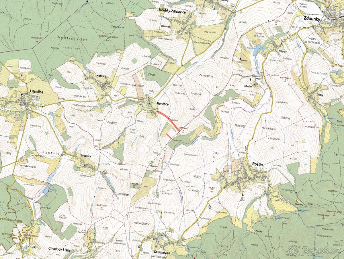 Zemědělská půda, prodej, Honětice, Kroměříž - 2