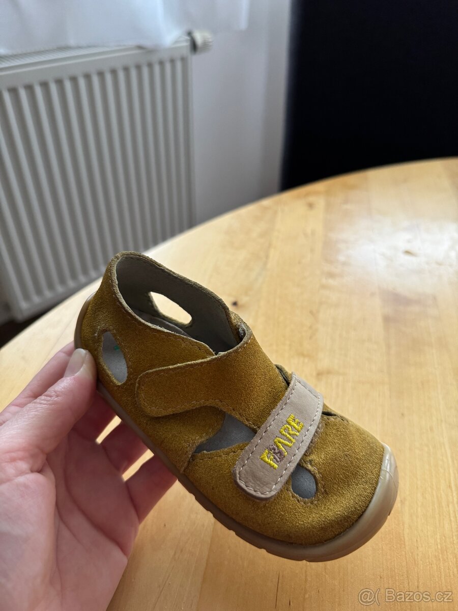 Barefoot kožené sandálky Fare - 2