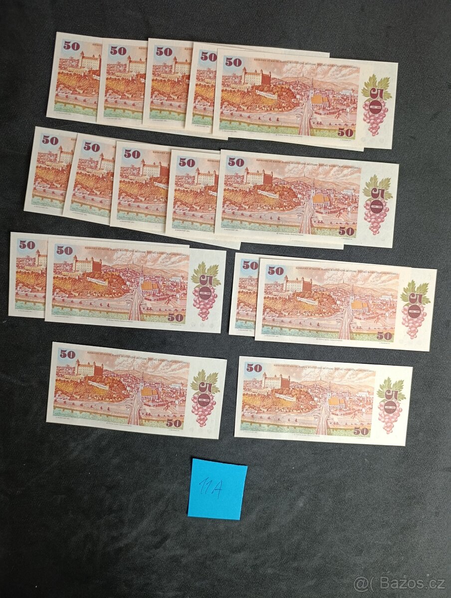 50 korun rok 1987 UNC - 2