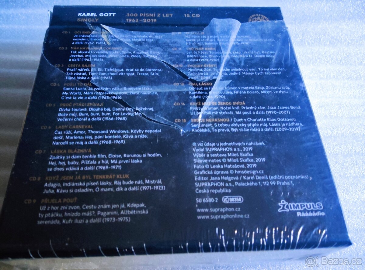 Cd - Karel Gott - Singly 15 cd , nové - 2