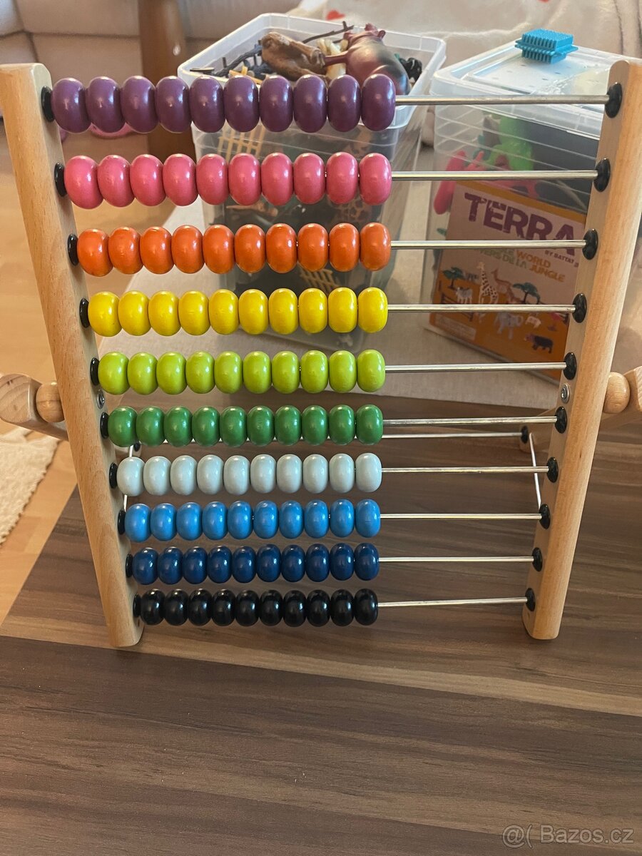 IKEA MULA dřevěné počítadlo – top stav - 2