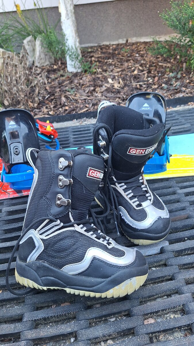 Snowboard HEAD 95cm. Boty GENERICS v.32 - 2