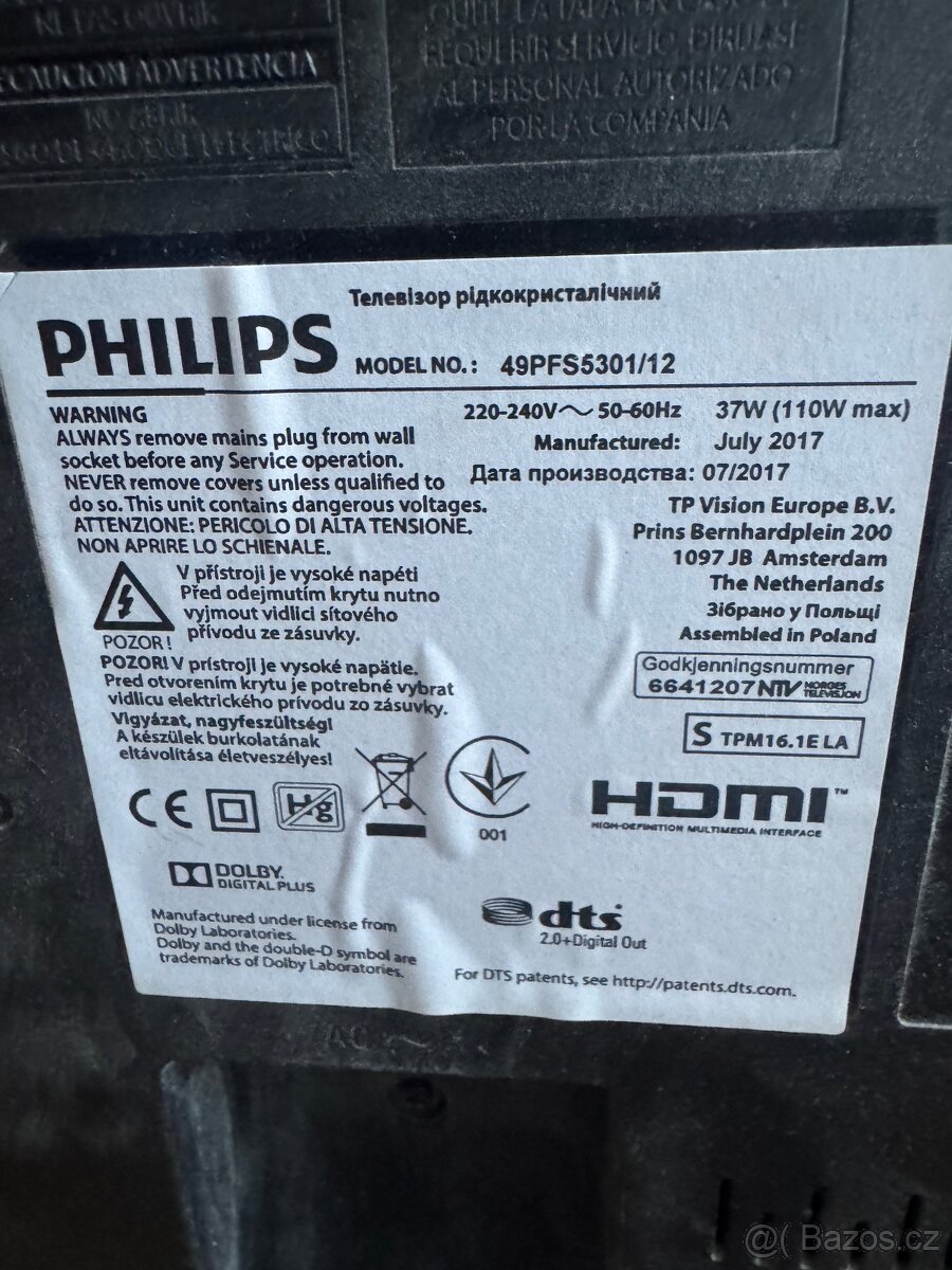 Philips led televize - 2