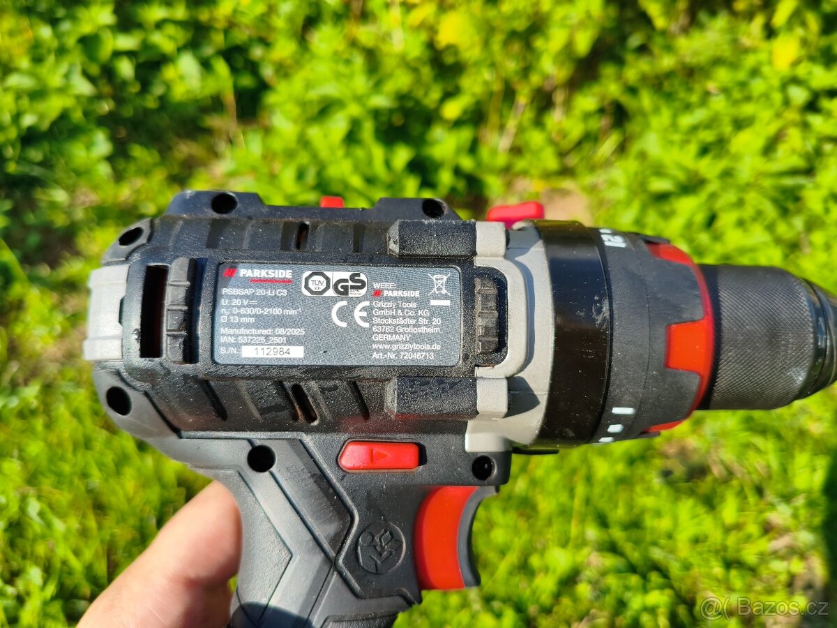 PARKSIDE PERFORMANCE® Aku příklepová vrtačka PSBSAP 20-Li C3 - 2