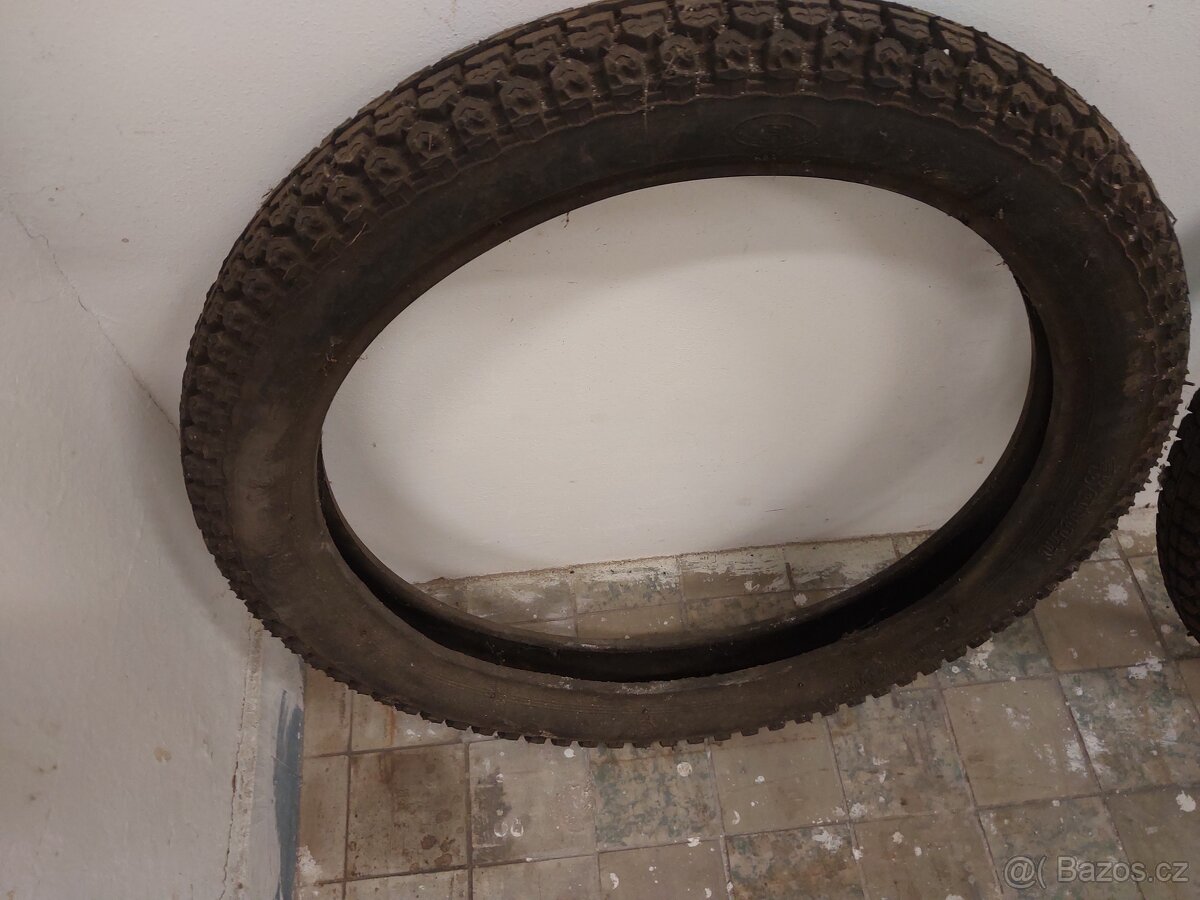 pneumatiky 2;75×18 a 3,0x18 - 2