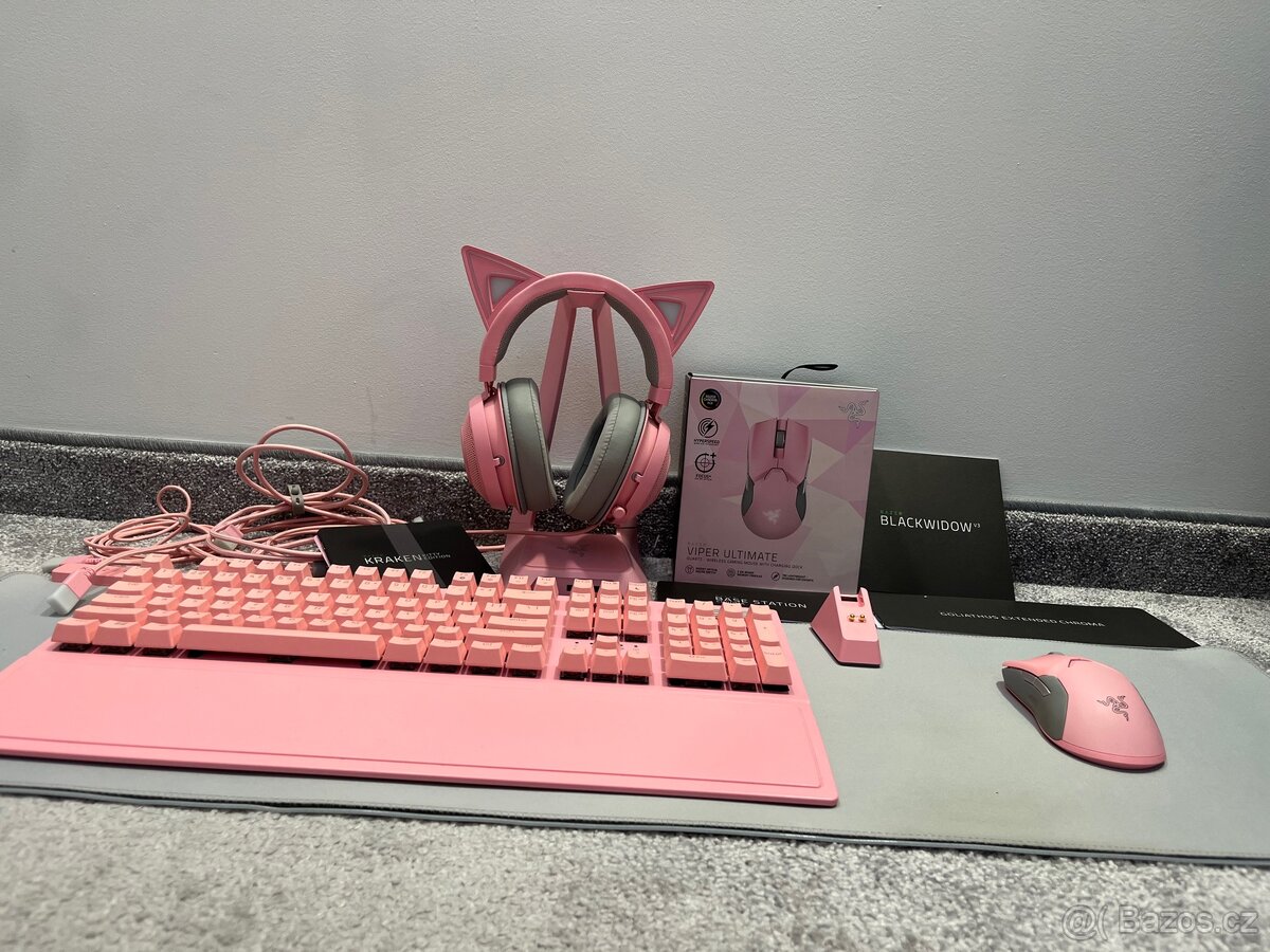 Razer Quartz set – klávesnice, myš, sluchátka a podložka - 2