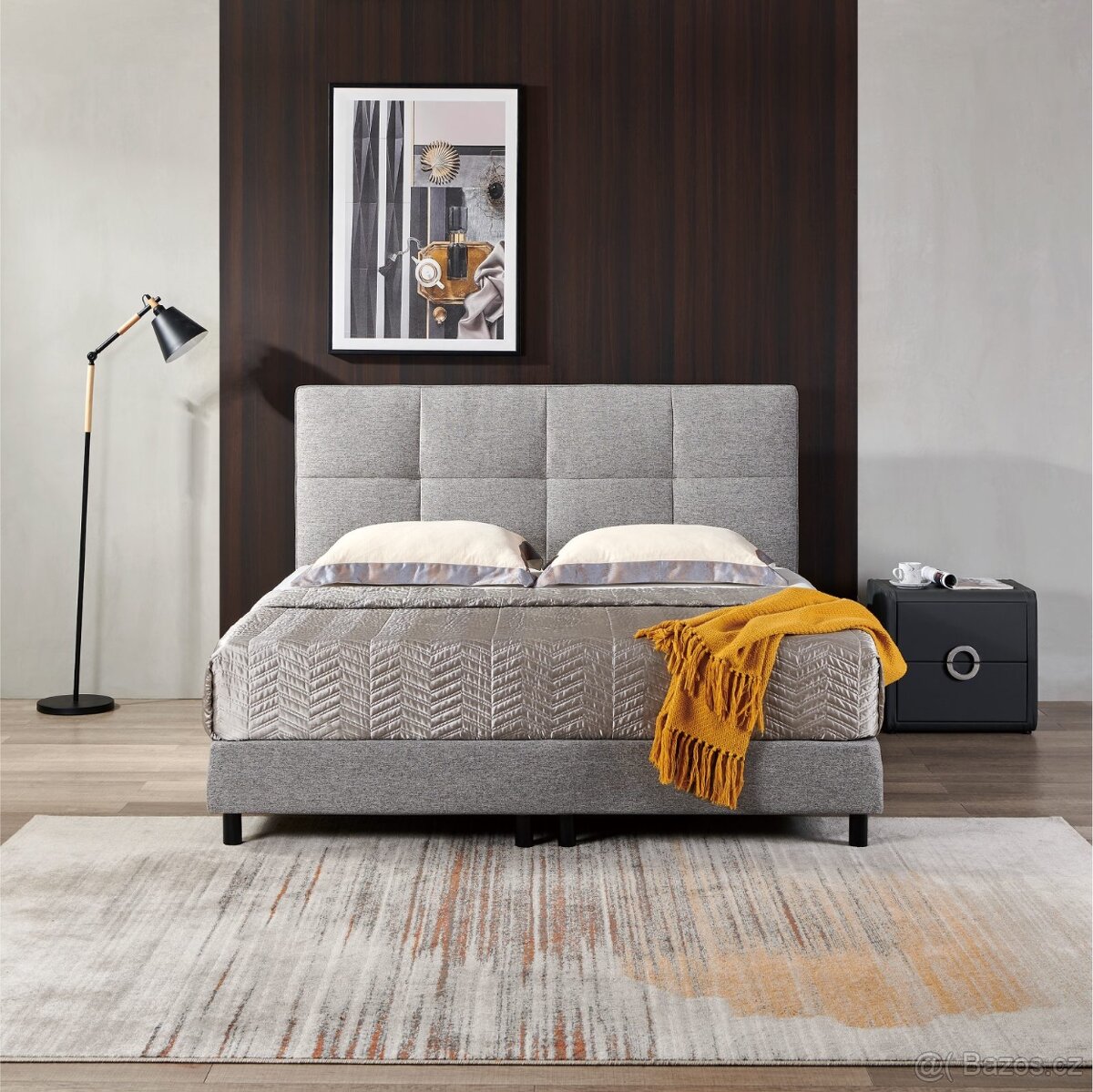 Čalouněná postel Hugo 160x200cm Nová - 2