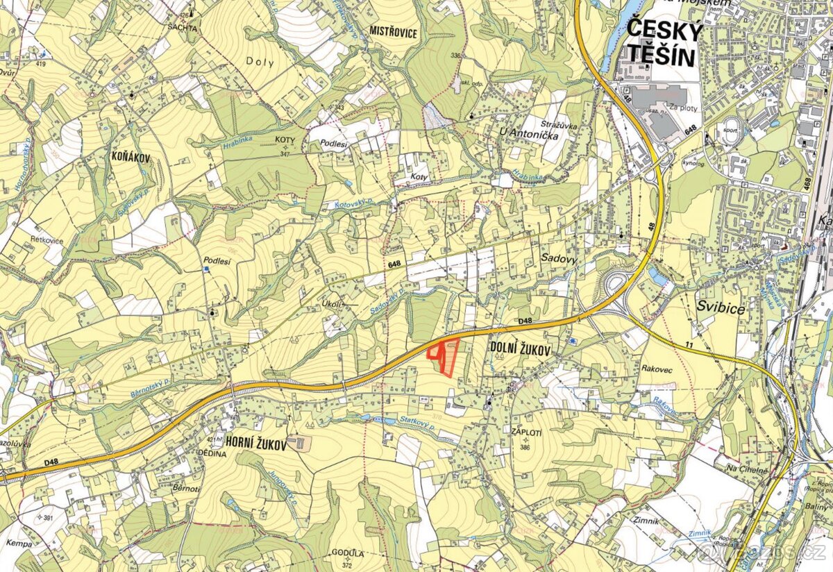 Louka, prodej, Dolní Žukov, Český Těšín, Karviná - 2