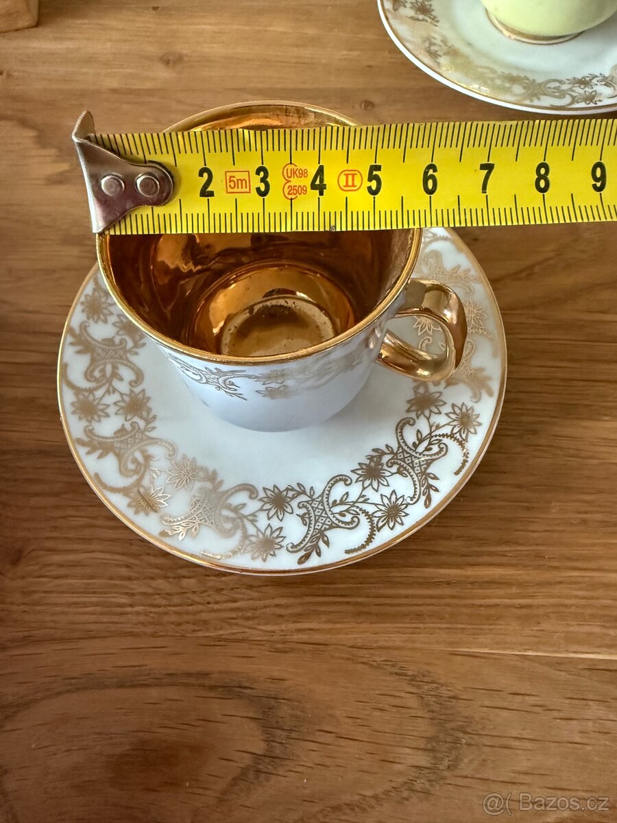 Porcelánová sada hrnků s podšálky JSK (6+6) - 2