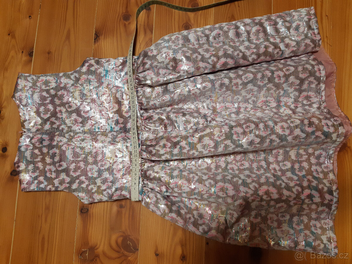 šaty s podšívkou, vel. 134 - 2