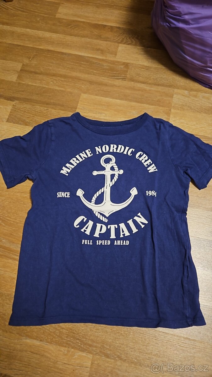 Tričko krátký rukáv 122/128 - 2