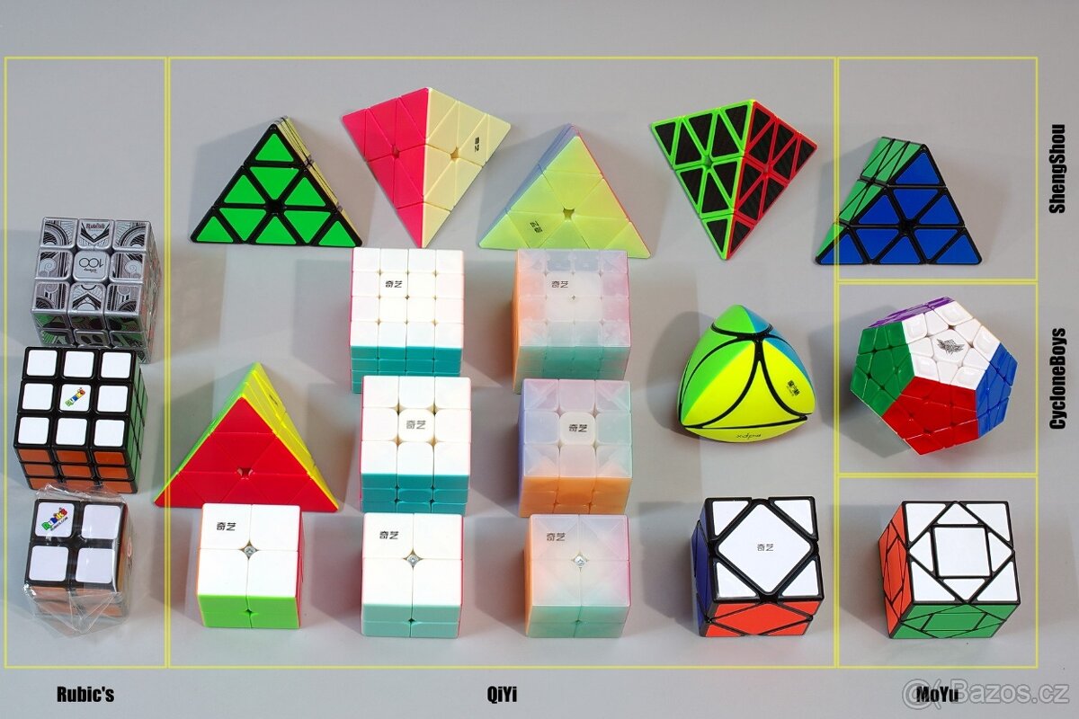 Rubikova kostka, magic cube a jiné hlavolamy - 2