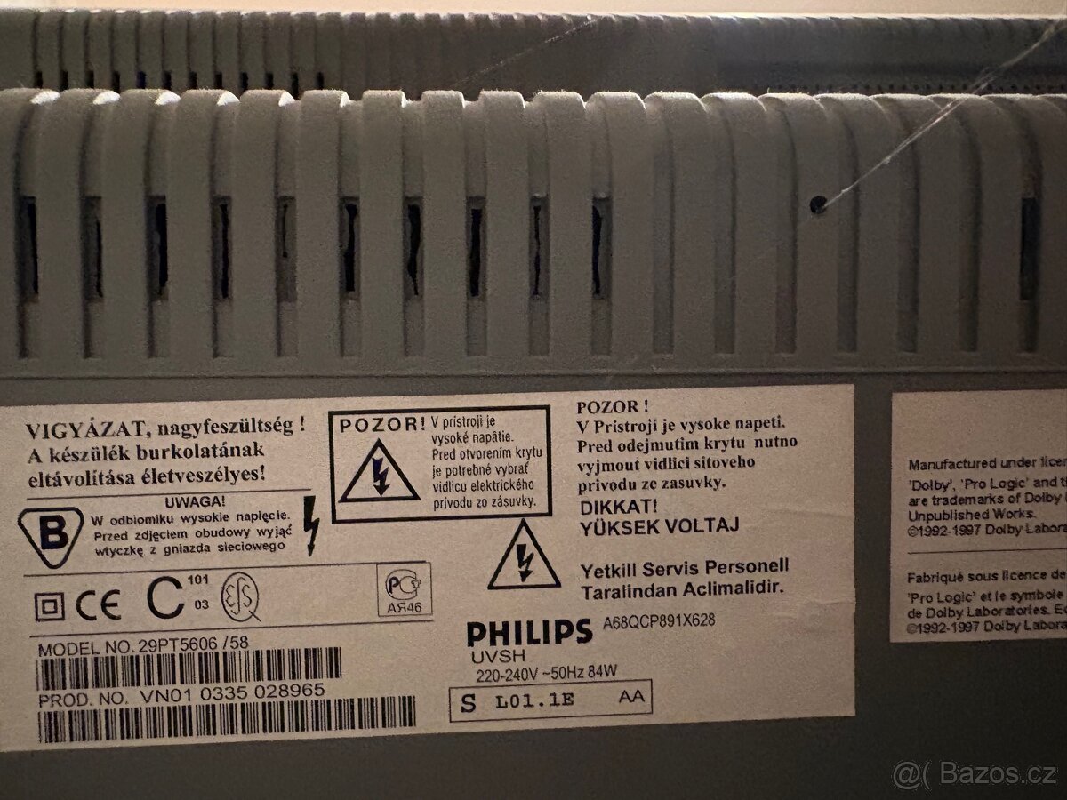 Televize Philips se stolečkem - 2