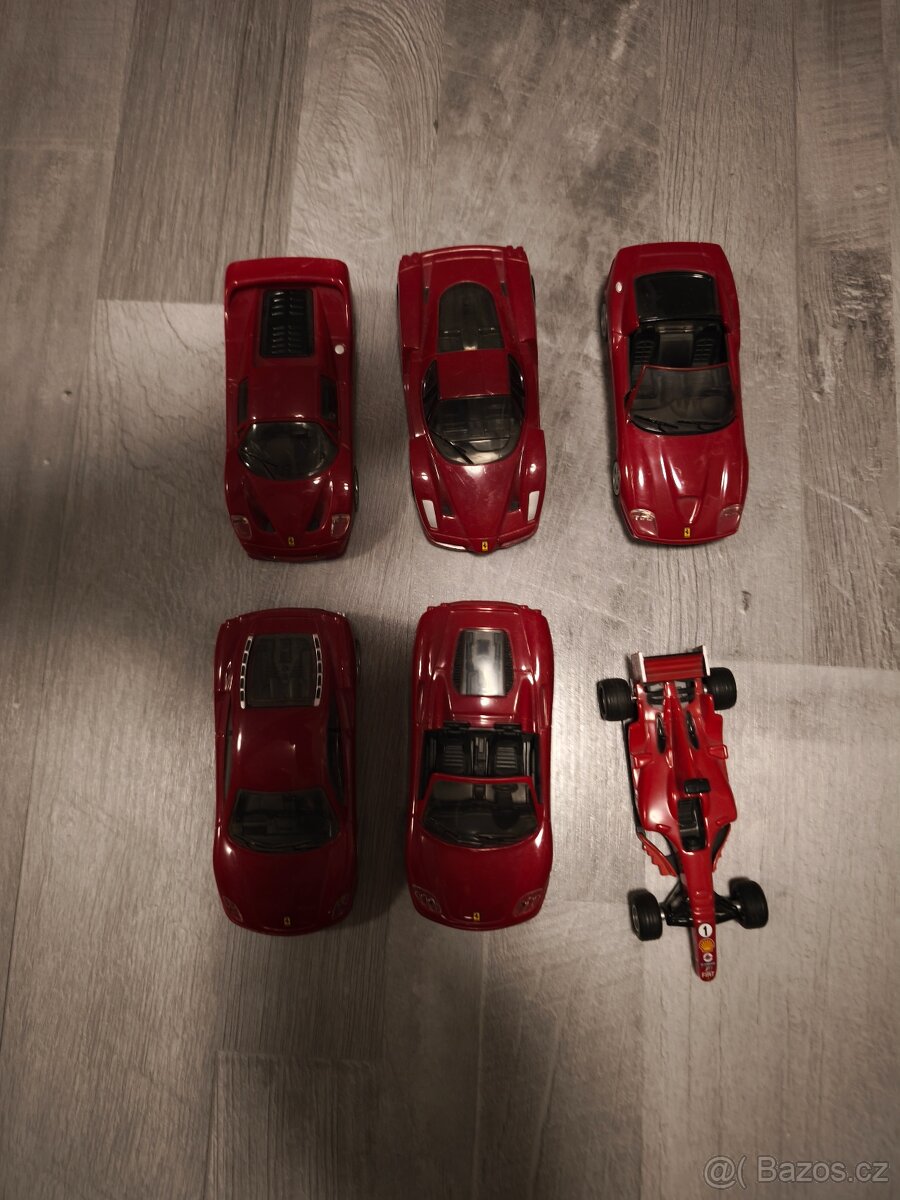 autíčka ferrari shell 6 ks - 2
