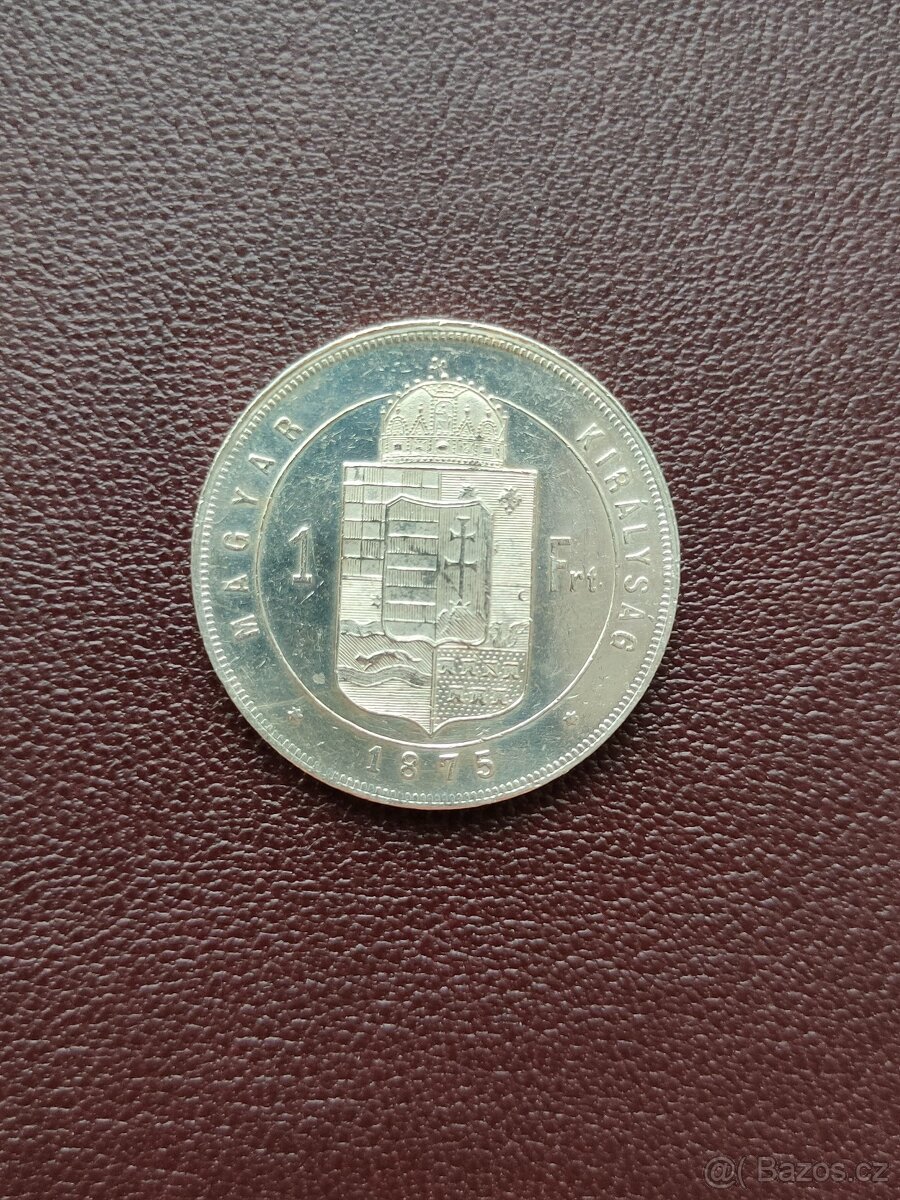 1 zlatník 1875 KB Fran. Josefa I. - 2