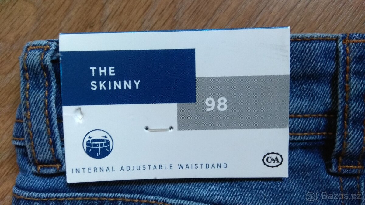 Dětské džíny CaA, c 98 NOVE - 2