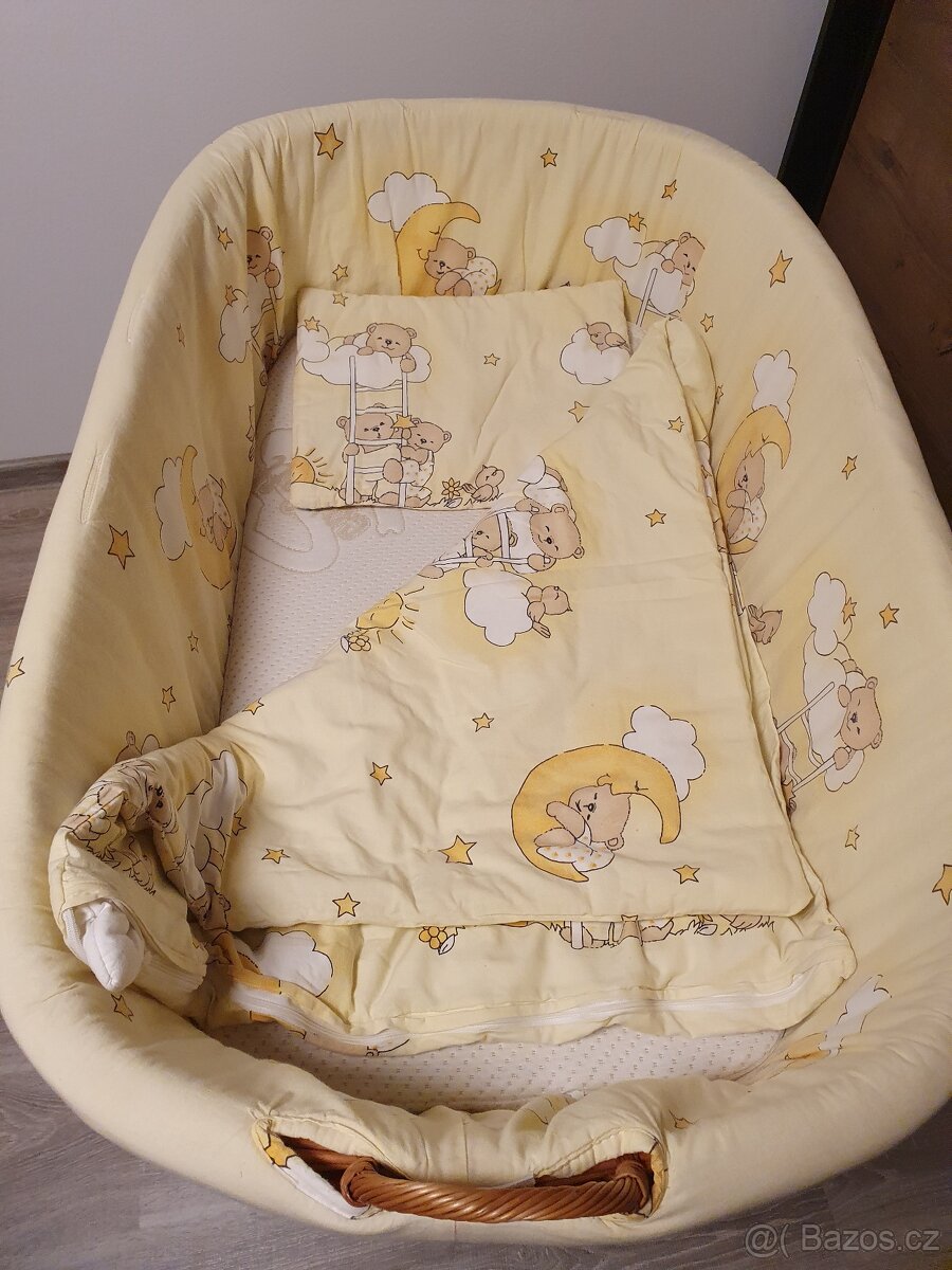 Proutěný košík pro miminko - 2