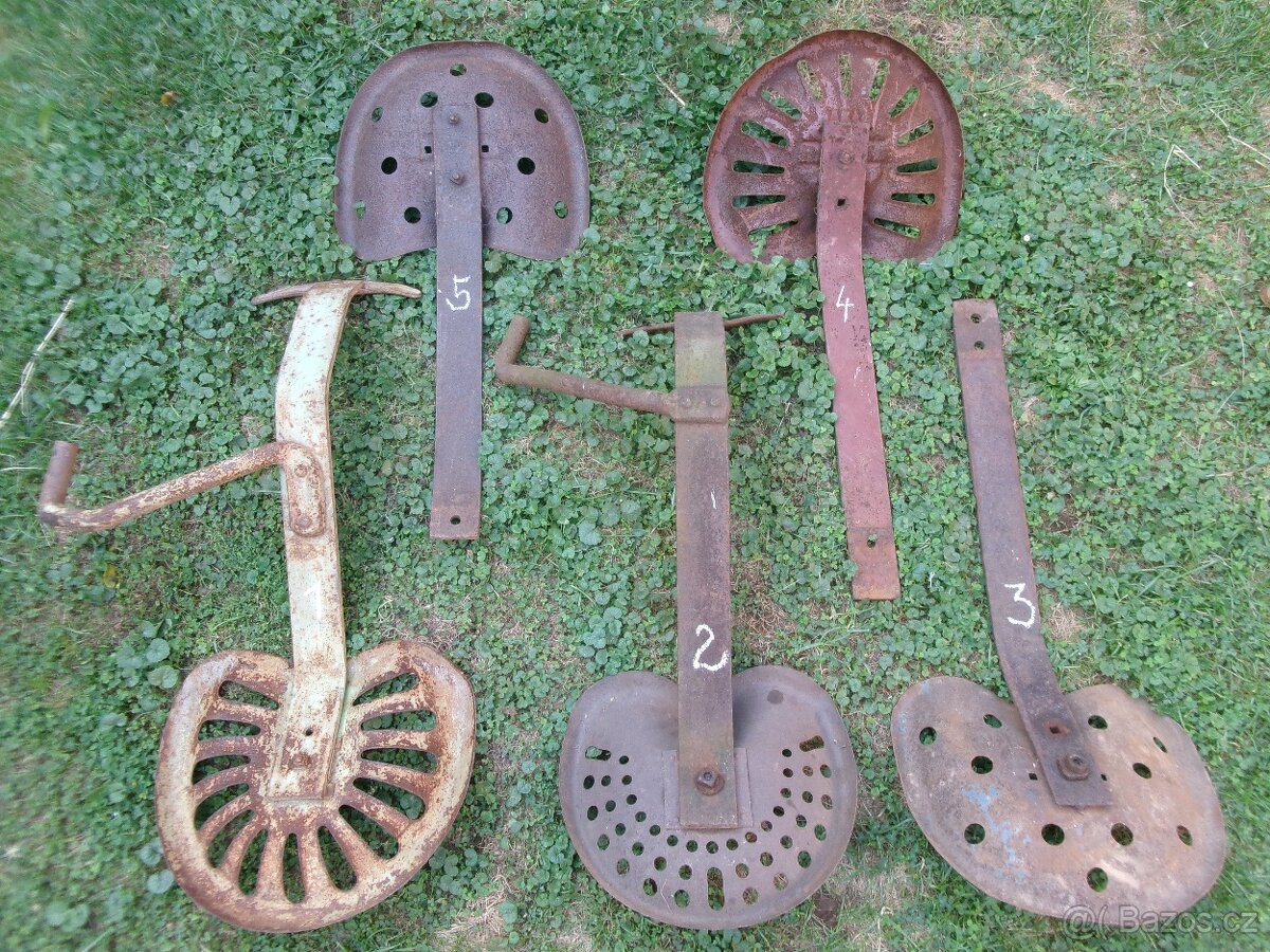 prodám šavle na traktor, sedačky, disky kol, kulové závěsy.. - 2