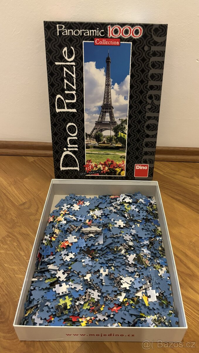 Dino Puzzle Panoramic Eiffelova věž na jaře - 2
