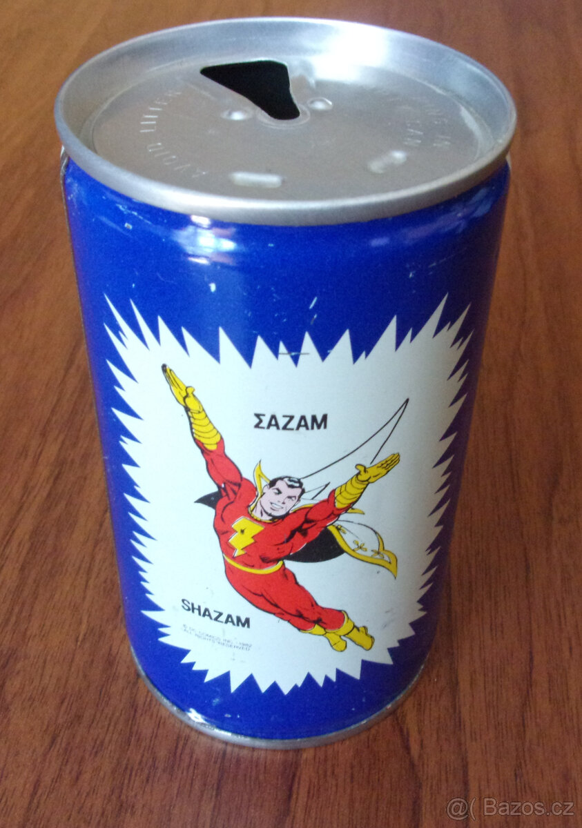 Vzácná sběratel.plech.Pepsi s motivem SHAZAM 1982 - 2