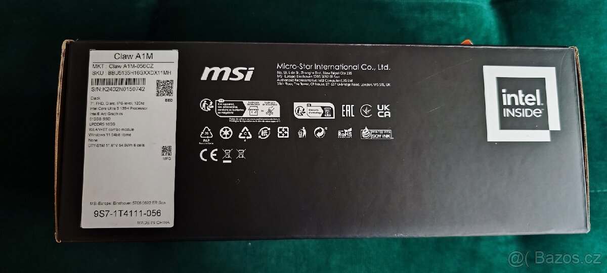 MSI CLAW A1M-056CZ Intel Ultra 5
H - 2