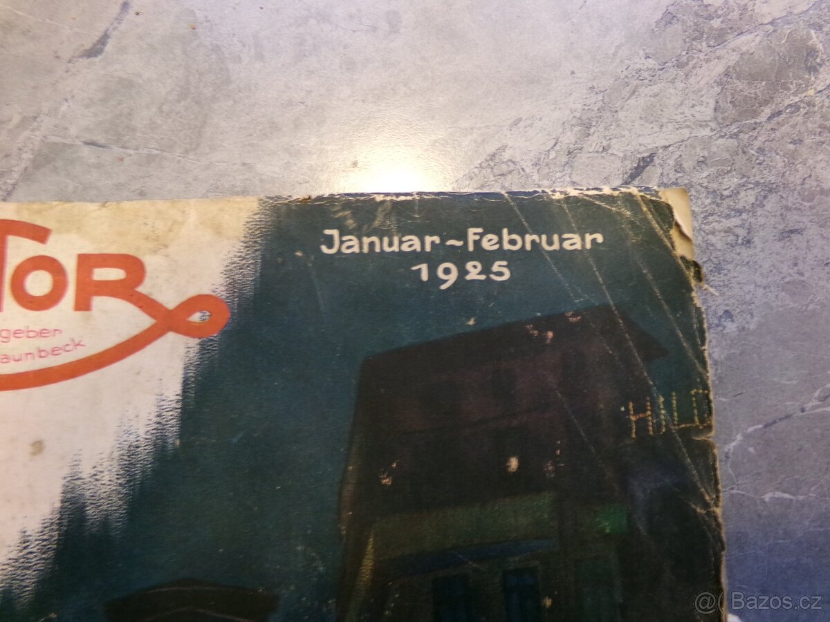 Starý reklamní automoto katalog Motor z roku 1925 - 2
