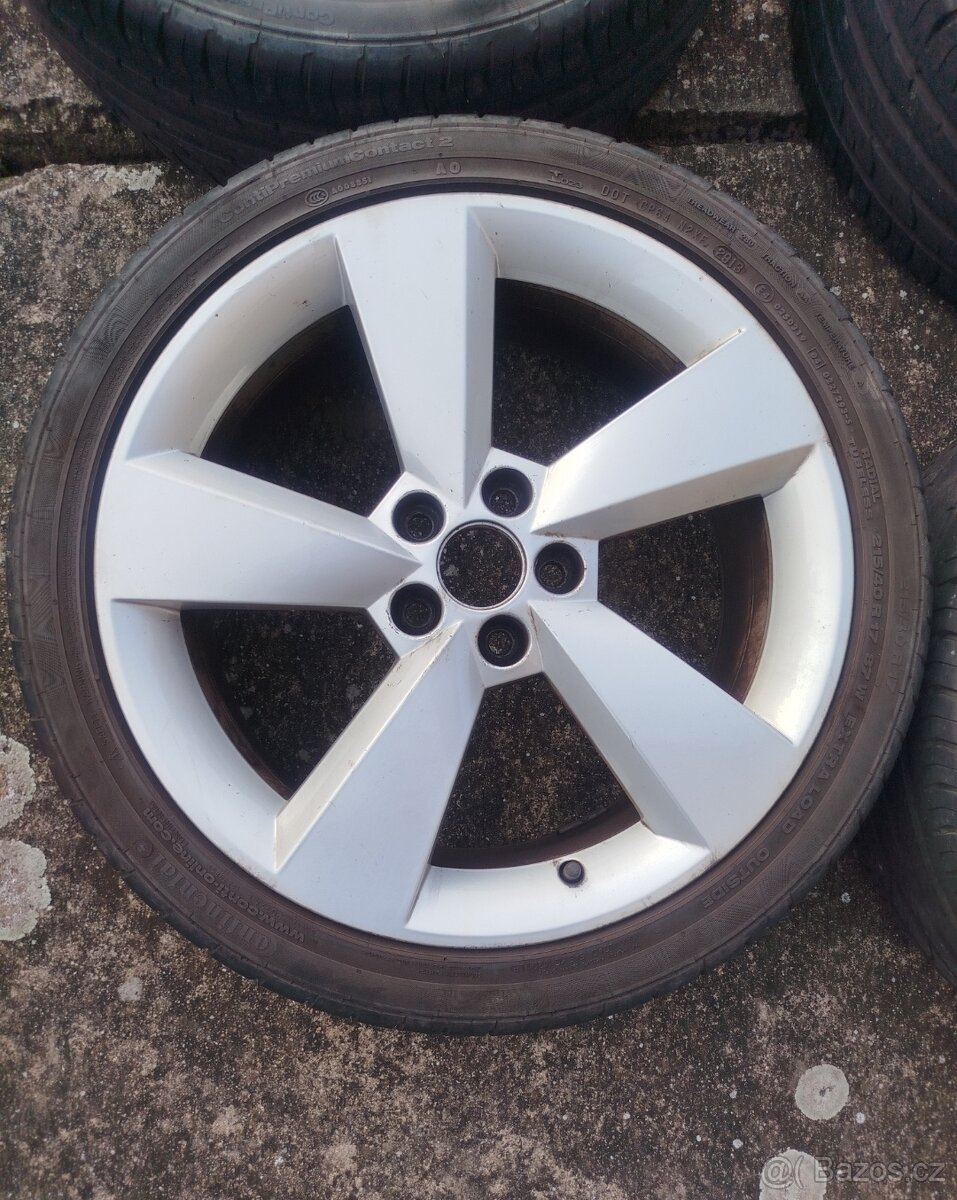 Alu kola včetně letní pneu 215/40R17 - 2