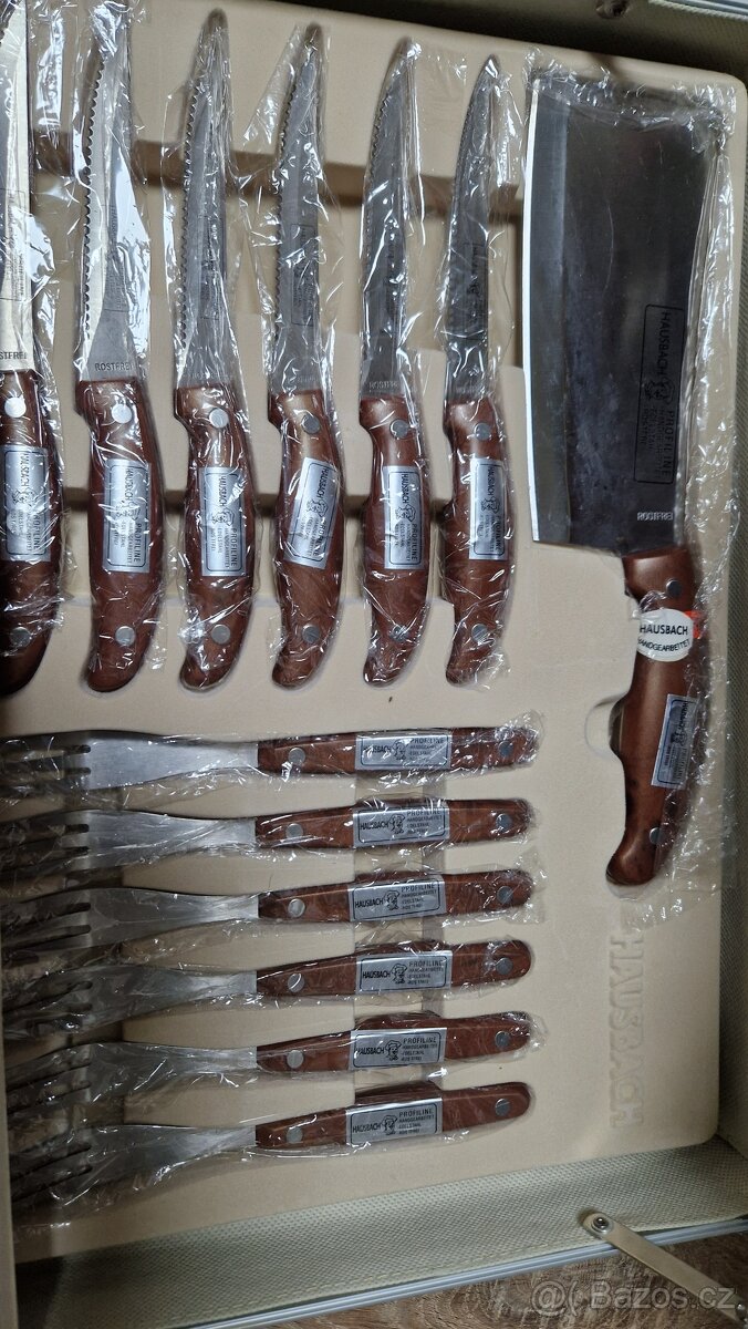 Sada steakových příborů a nožů v kufříku - 2