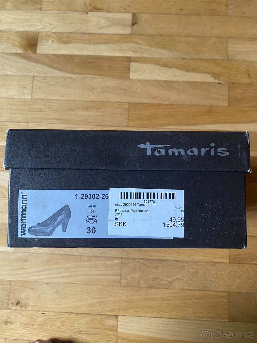 Nové bílé lodičky Marco Tozzi vel 36 - 2