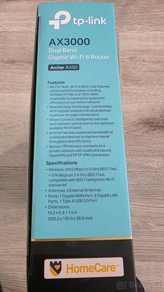 Prodám TP-Link Archer AX50 / AX3000 - 2