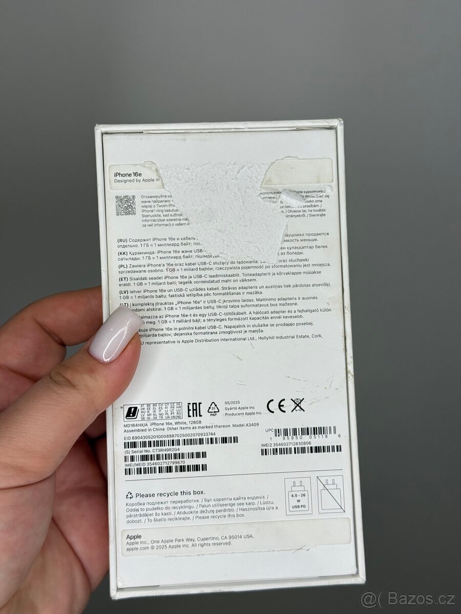 iPhone 16e 128 Gb White - 2