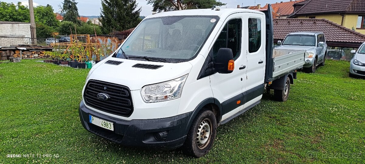 Prodám Ford Transit 2,2 TDCI 114kW, doublecab valník 7míst. - 2