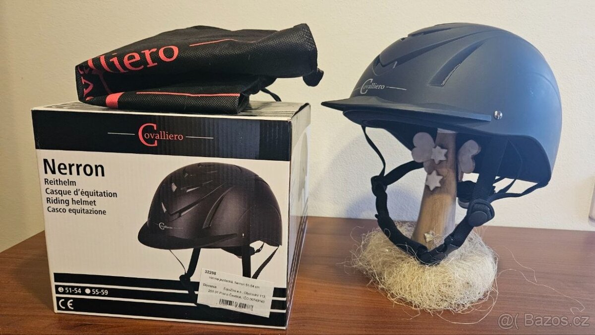 Jezdecká helma Cavalliero Nerron vel.51-54 - 2