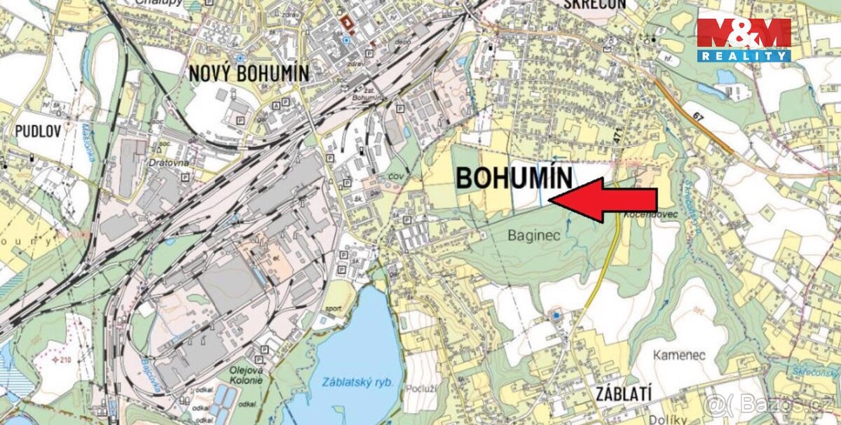 Prodej pozemku 1113 m², Bohumín - Záblatí - 2