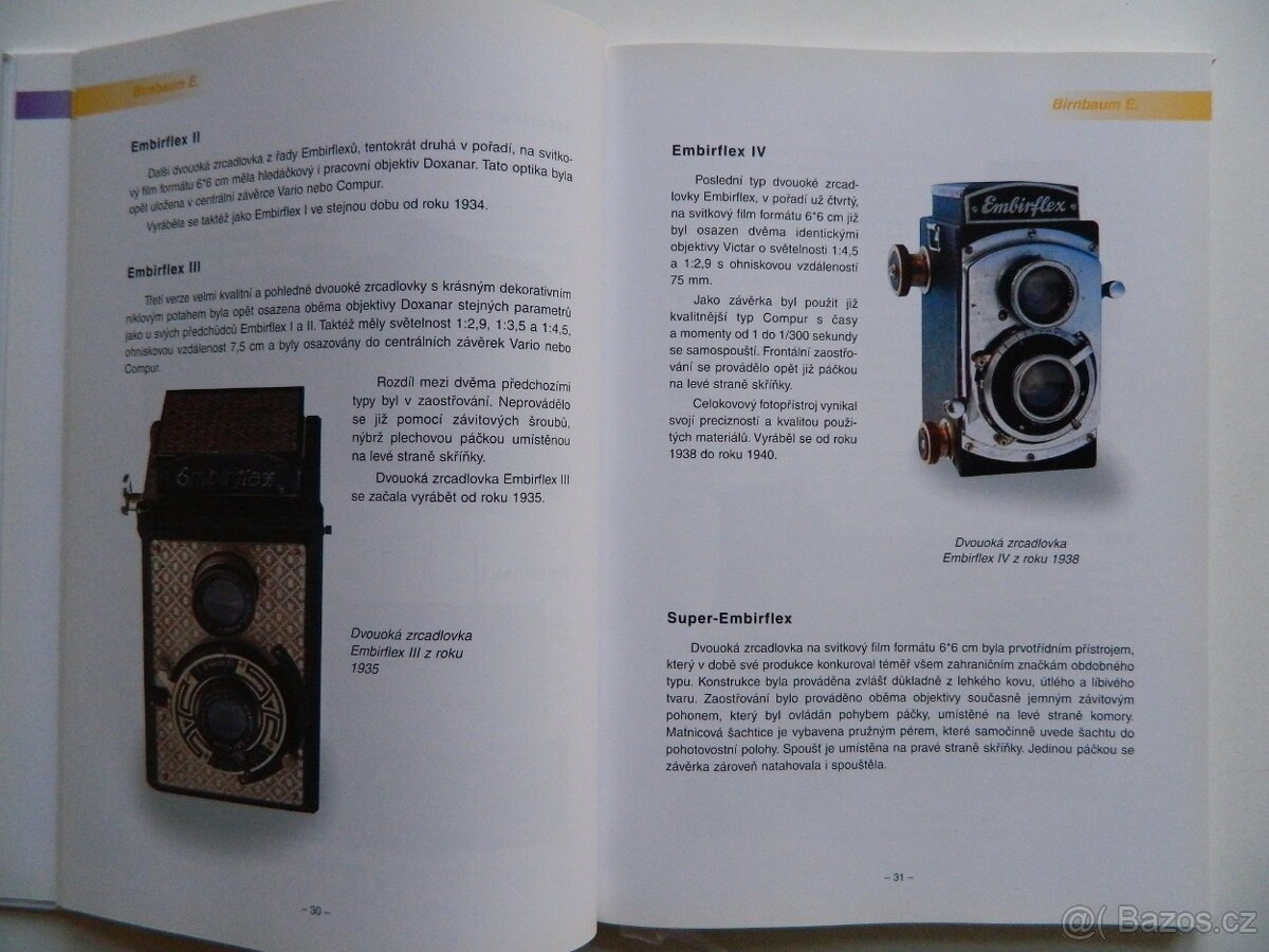 Historický vývoj fotografických přístrojů na území Českoslov - 2