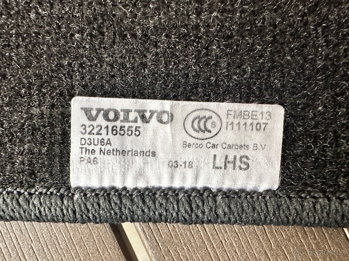 Látkové koberce Volvo XC60 originál - 2