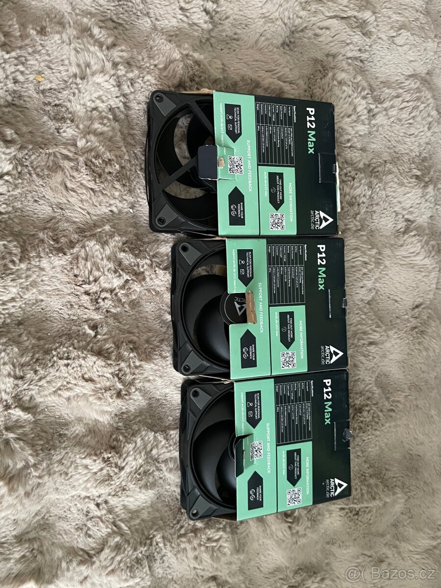 Prodám nové ventilátory Arctic P12 Max - 2