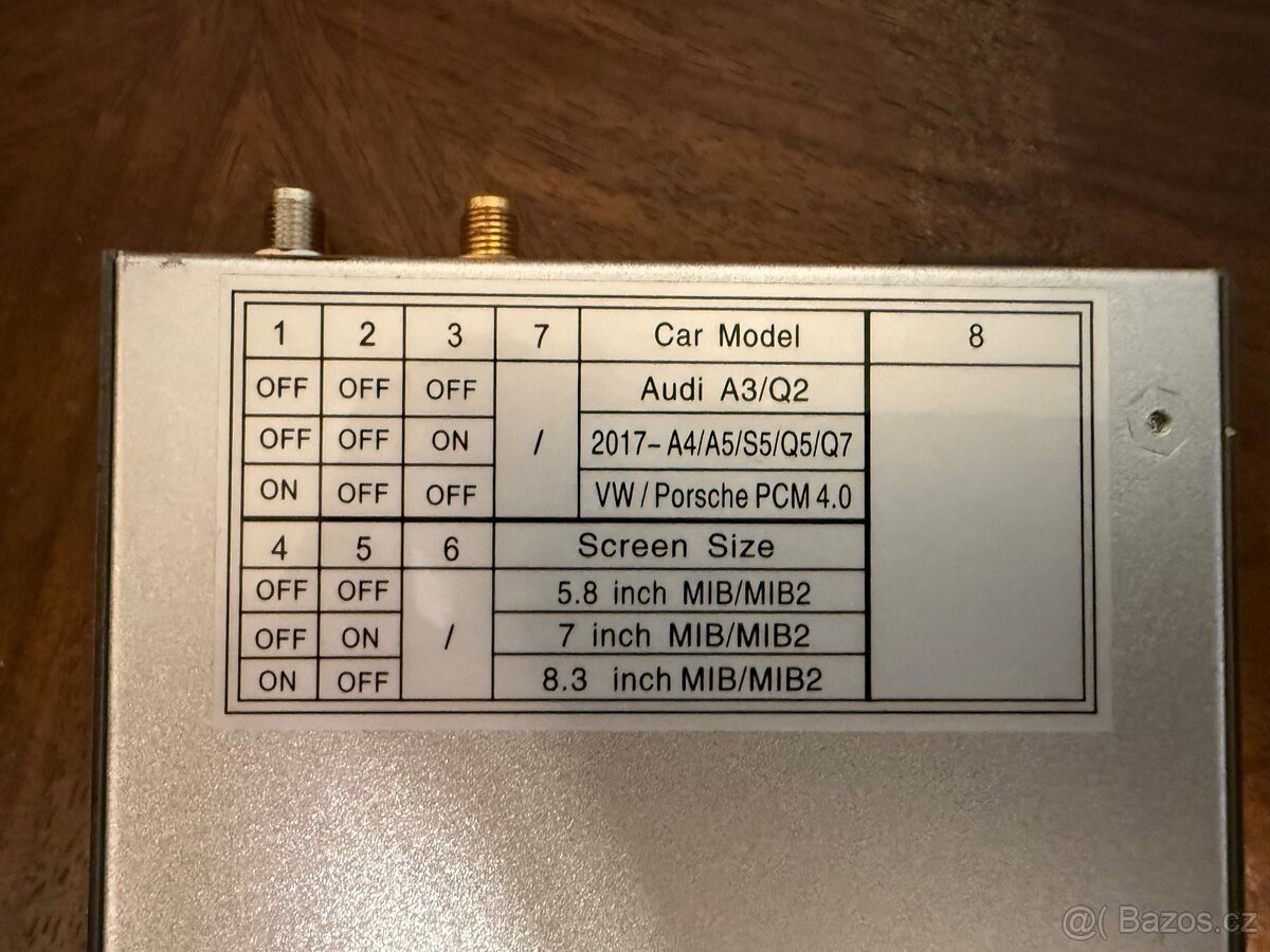 Bezdrátová jednotka Apple CarPlay / Android Auto MIB2, VW - 2