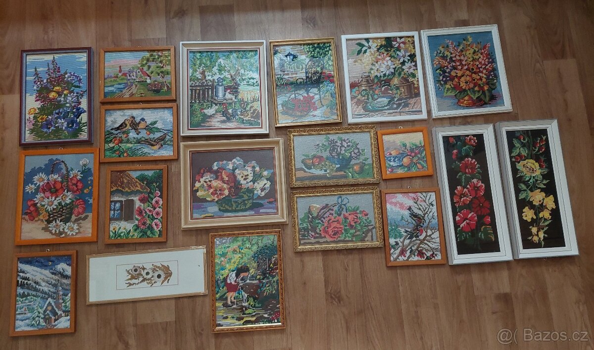 Ručně vyšívané obrazy - 2