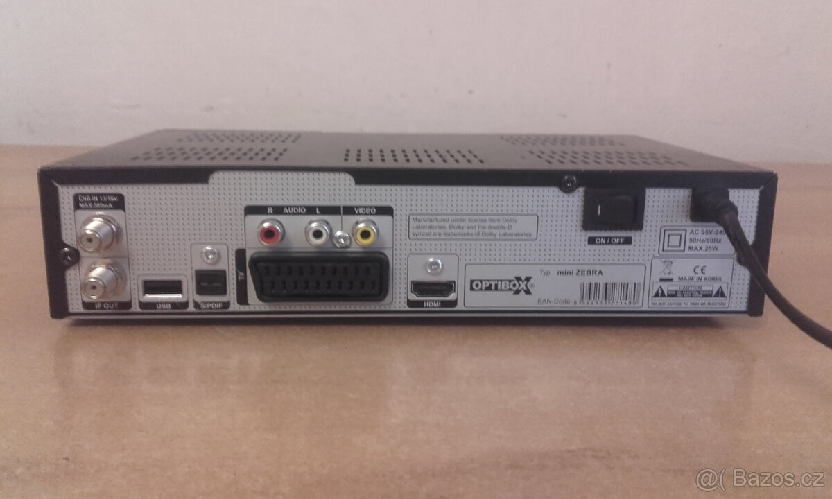 Satelitní přijímač Optibox mini Zebra - 2