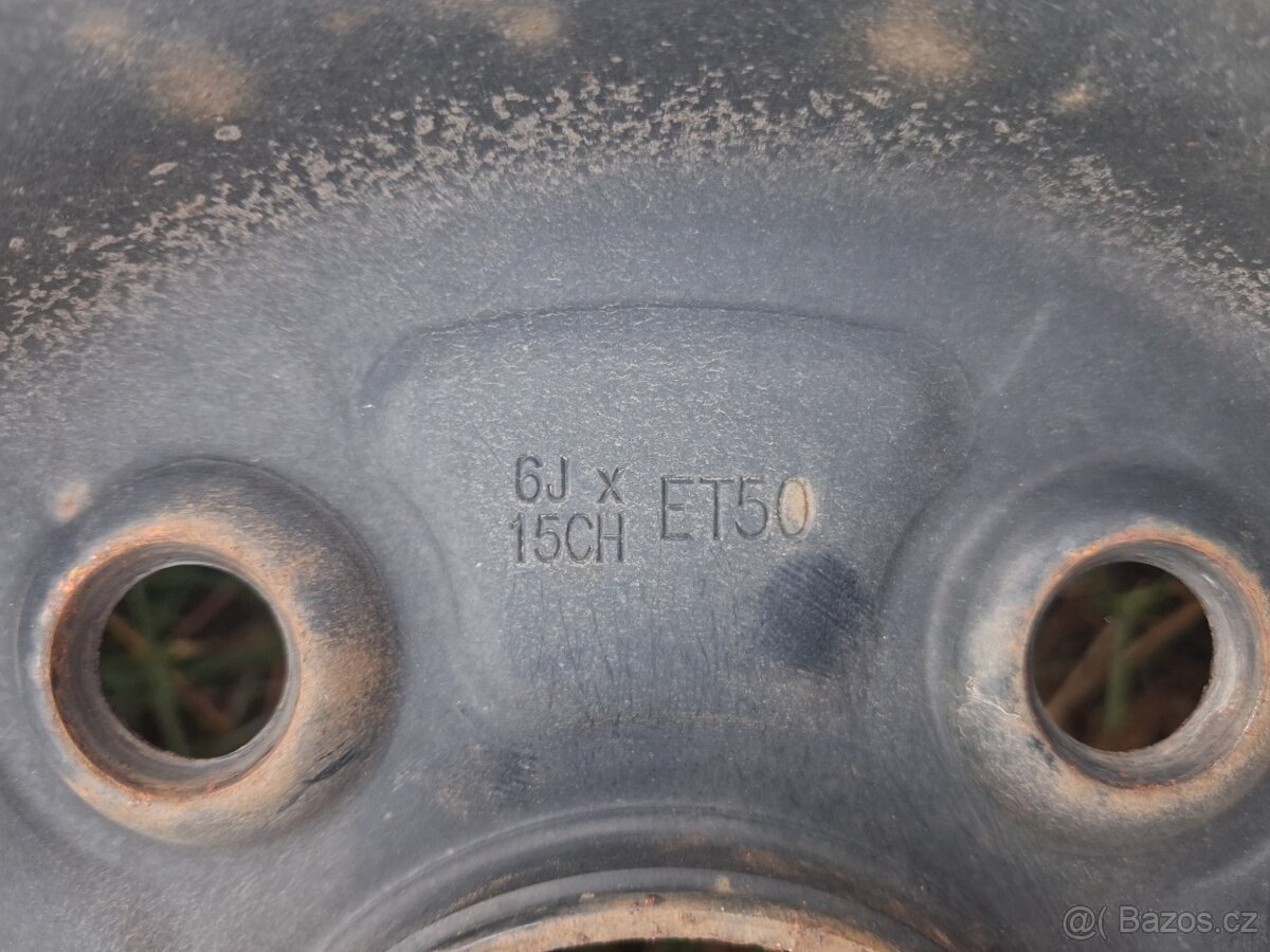 Plechová kola 6Jx15 ET50 5x114,3 - 2