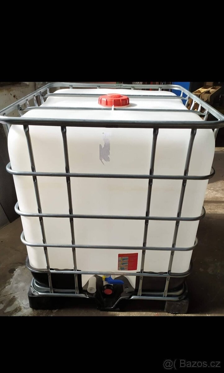 IBC kontejnery 1000 l na plast.paletě - 2