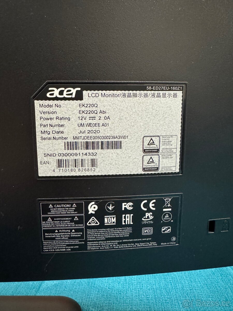 Monitor ACER 21.5 - 2