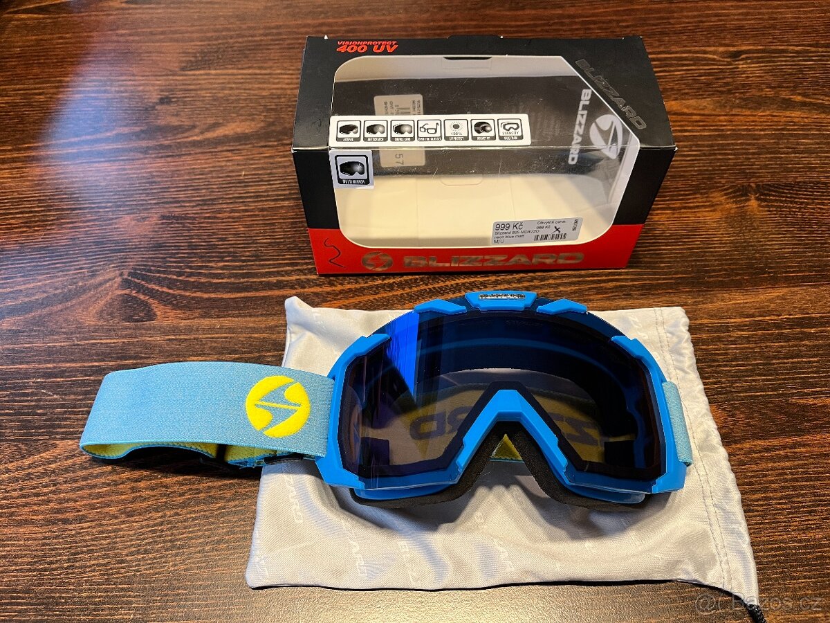 Dětské lyžařské brýle Blizzard 925 MDAVZO neon blue mart - 2