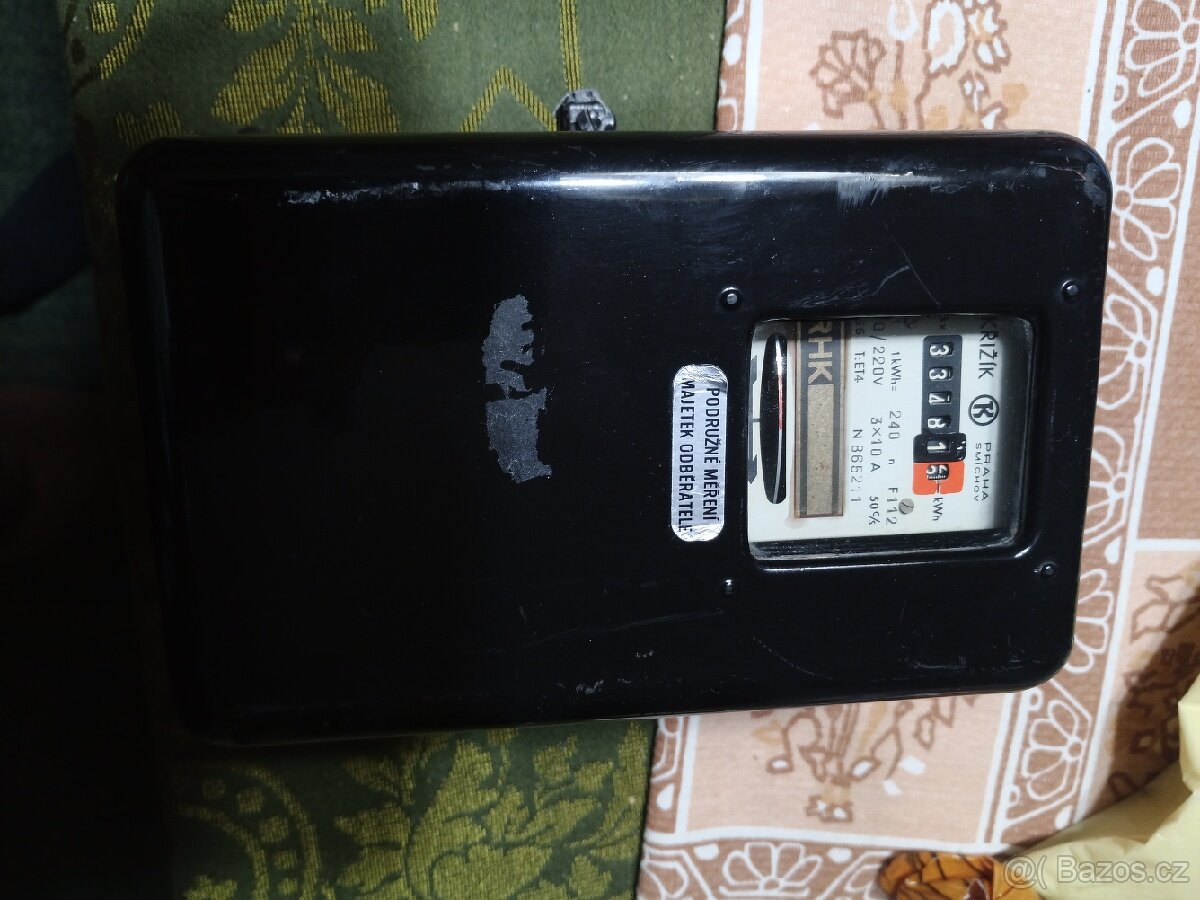 Elektroměr Křižík - 2