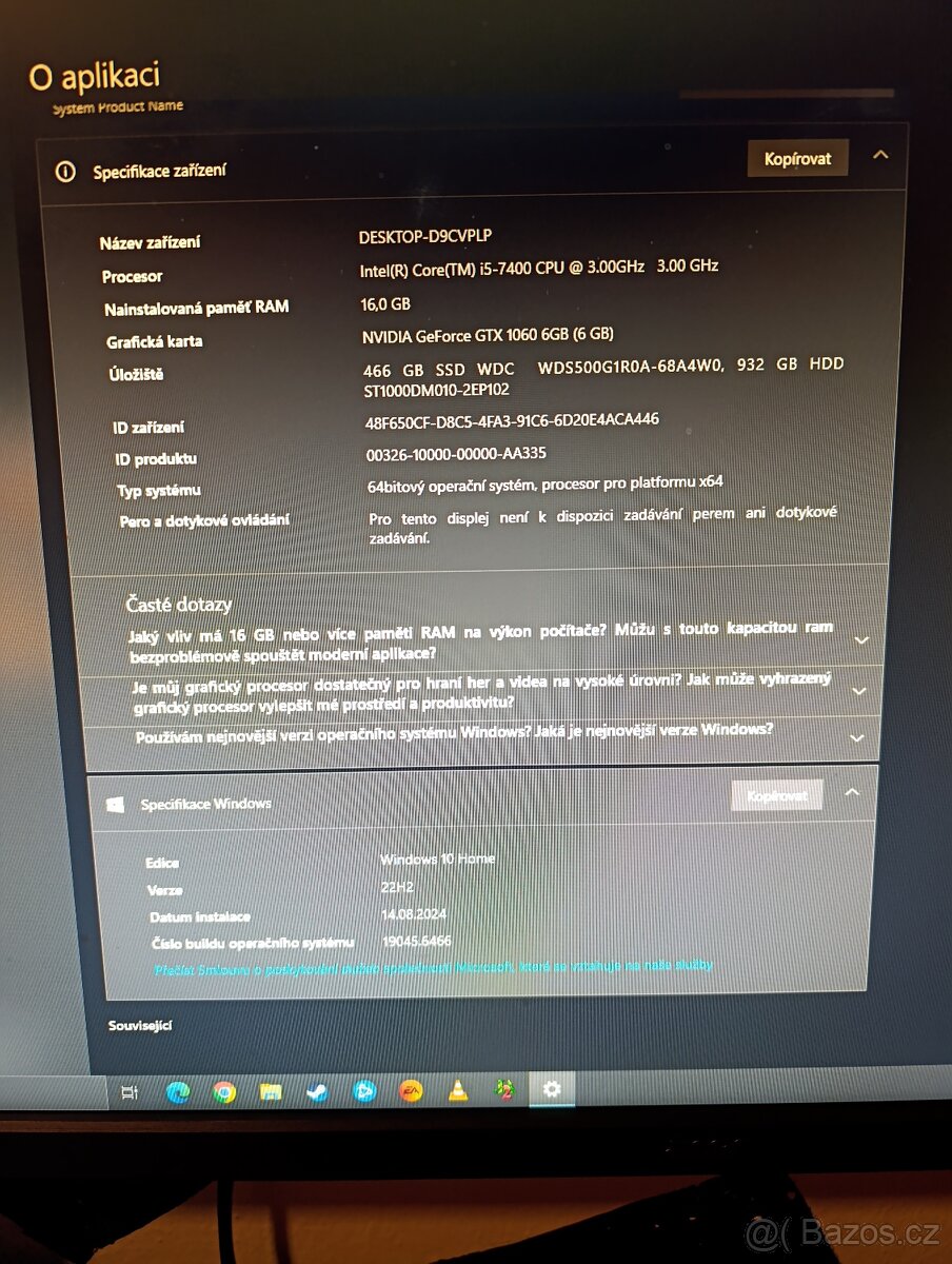 Herní počítač, parametry níže... - 2