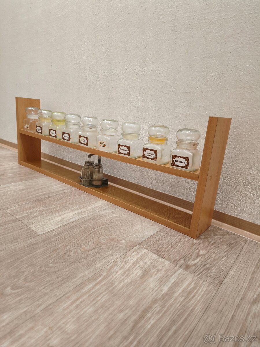 Kořenky s poličkou d80cm x v27cm x h9,5cm - 2