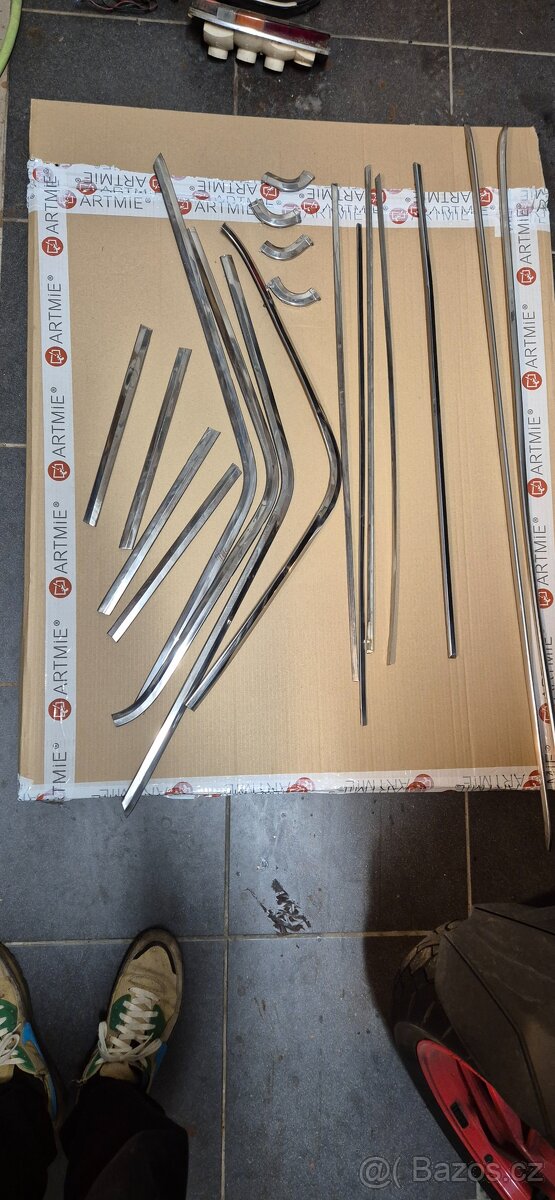 Škoda 120gls užovka - chromy - 2